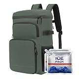 Cooler Backpack, Insulated Cooler Bag Keep 40 Cans Cold Up to 24 Hours, Leak Proof & Waterproof Soft