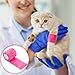 Threlaco 8 Rolls Dog Self Adhesive Bandage Wrap Pet Bandage Bitter Vet Wrap Non Woven Tape for Dog Pet Cat Horses Birds Animals, 8 Colors