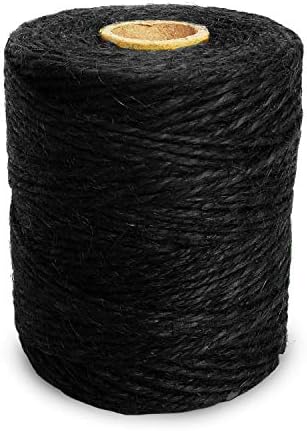 ANSIO Jute Twine, 500 ft Jute String 3 ply 2mm Thickness, Jute Rope for Decoration Garden Floristry DIY Arts Bundling Crafts & Wrapping - Brown