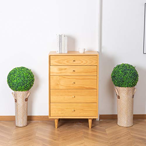 THE BLOOM TIMES Boxwood Ball, 2 Pack 15.7 Inch Artificial Topiary Plants, Faux Ball for Wedding, Party, Home, Front Patio, Planter, Yard, Indoor or Outdoor Decoration