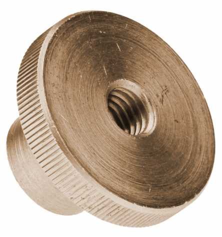 Reidl Rändelmuttern hohe Form M 8 DIN 466 Messing blank 5 Stück Cover