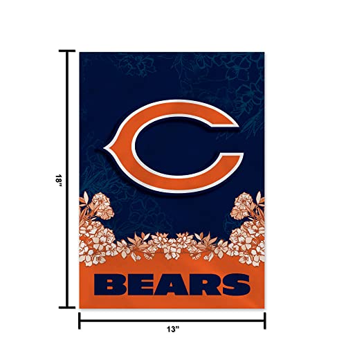 Image of Rico Industries NFL Standard /Primary 13 inch x 18 inch Double Sided Garden Flag - Great Gift for Men, Women, & Fans