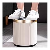 Kosz na śmieci Stylish Modern Trash Can for Living Room, Kitchen, Office - Large Capacity do domu/biura(Green,S)
