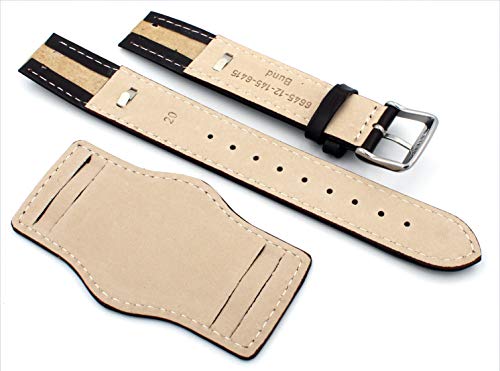 Bracelet montre pour anse fixe Sulla cuir véritable avec support
