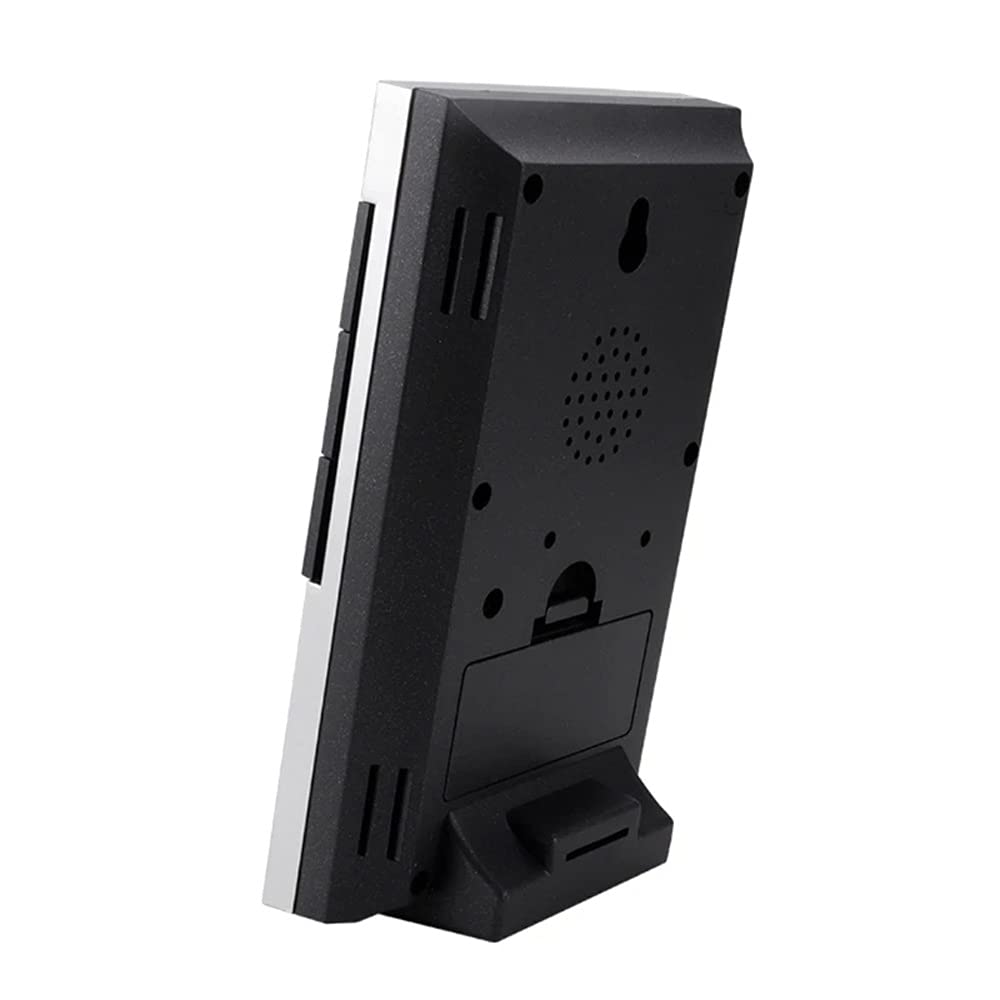 Weather Station Alarm Clock Indoor Outdoor Thermometer Hygrometer Desk & Table Clocks