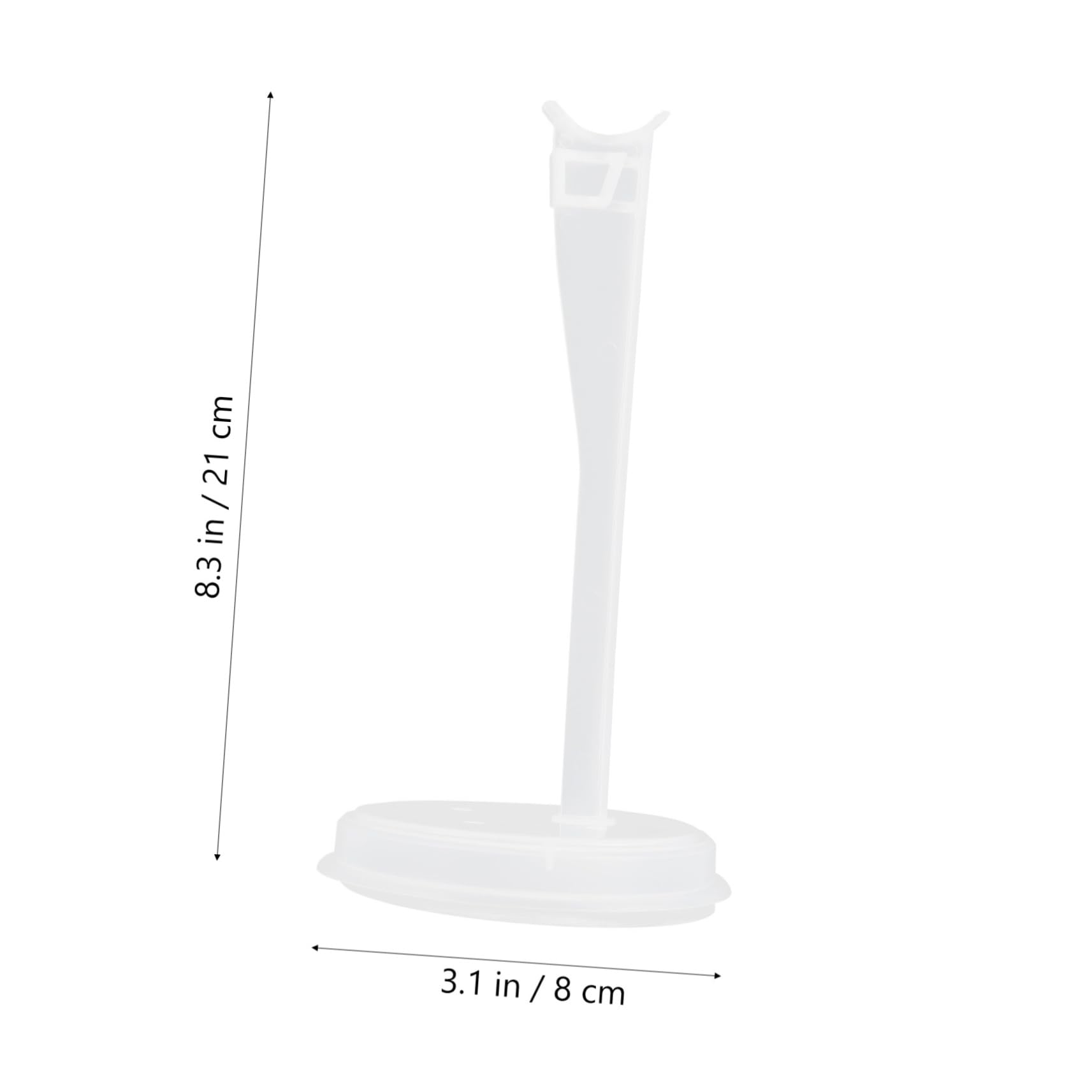 PHENOFICE Sturdy Plastic Doll Stand Accessories 12 Pack for Dolls Display Random Style