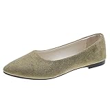 ticticlily Sandales Femmes Plates Sexy Ballerine Fashion Flat Slip on Chaussures Ballet De Loisirs Chaussures De Danse Grande Taille Mocassins A Vert Clair 40 EU