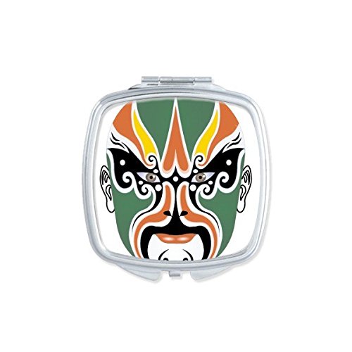 Miroir compact de maquillage pour sac à main motif Art Traditionnel Chinois