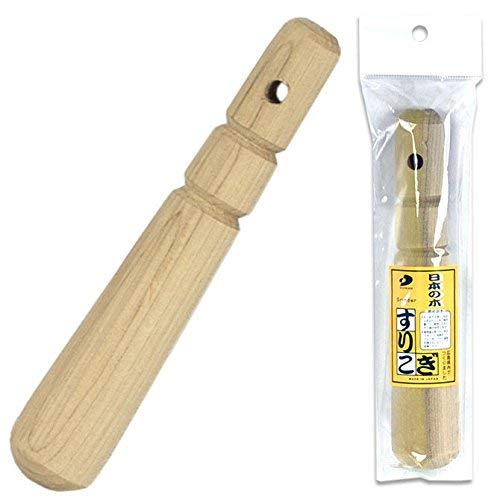 Japanese 7" Solid Wood Wooden Pestle For Suribachi Mortar Bowl #TOP4