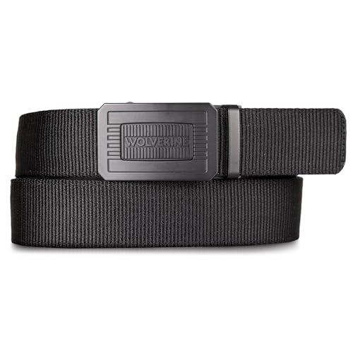 Wolverine Men's Nylon Webbing Work Belt | Ratchet Buckle | Heavy Duty | Tactical | Utility | Military | Outdoor