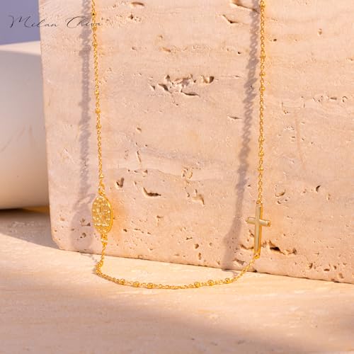 Milan Chiva Gold Plated Pendant Necklaces for Women Dainty Lightweight Trency Jewelry2