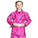 Elite Sports IBJJF Ultra Light BJJ Brazilian Jiu Jitsu Gi for Kids with Preshrunk Fabric and Free Belt, C3, Pink