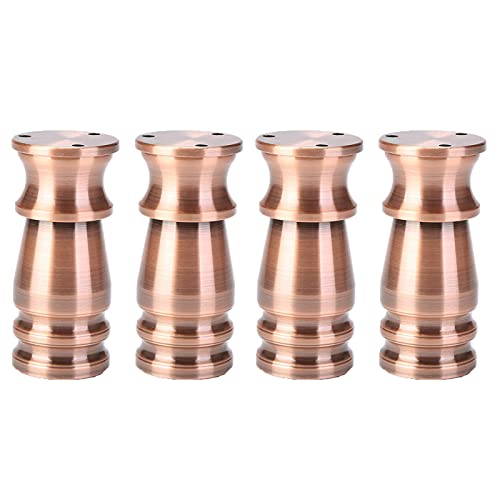 Patas de metal ajustables para sofá, patas modernas de piel para TV, camas y mesas de comedor, 12 cm de altura, reemplazables en 7 colores