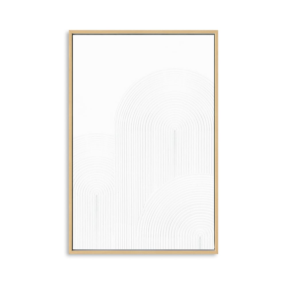 Arte de pared contemporáneo con textura blanca: yeso retro 3D, pintura abstracta geométrica, formas en espiral, decoración de pared para sala de estar, dormitorio, decoración moderna de arte neutro,