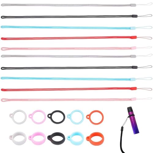 DWFEYOI 10 pcs Longe pour cigarette électronique en silicone, corde suspendue pour cigarette, porte cigarette électronique avec cordon portable, pour...