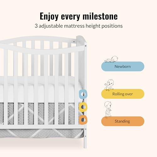 Image of Dream On Me Chelsea 5-in-1 Convertible Full Size Baby Crib, GREENGUARD Gold