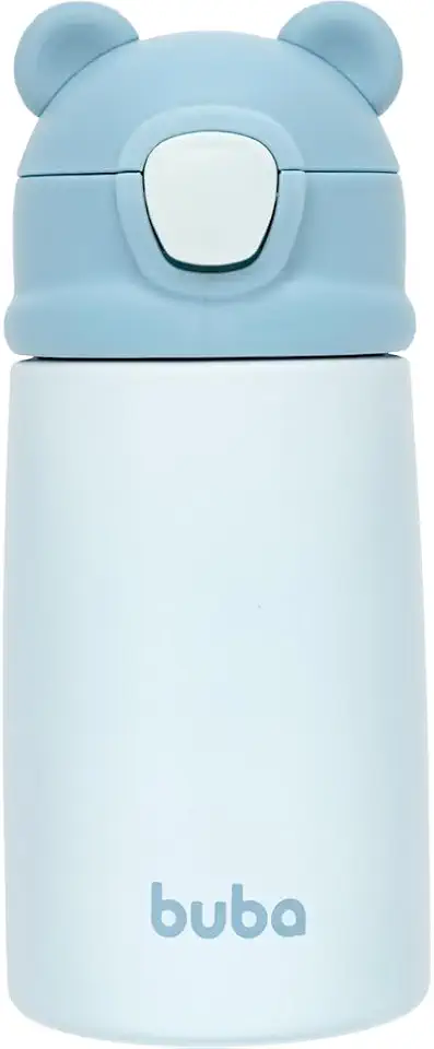 Buba, Copo Térmico Parede Dupla Ursinho Azul