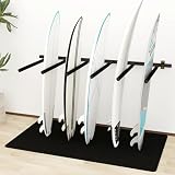 Neorexon Surfboard Rack Wall Mount 6 Arms/8 Arms with Rubber Mat