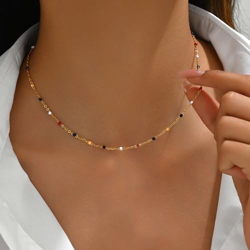 NONAMOIS Gold Chain Necklace for Women Waterproof Stainless Steel by NONAMOIS - Used condition - Image 3