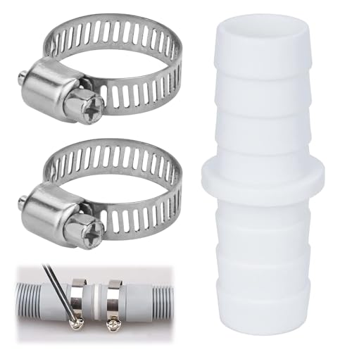 Washing Machine Waste Pipe Connector - 110810 Leak-Proof Hose to Hose Joiner for Efficient Water Waste Management in Kitchens, Bathrooms, and More