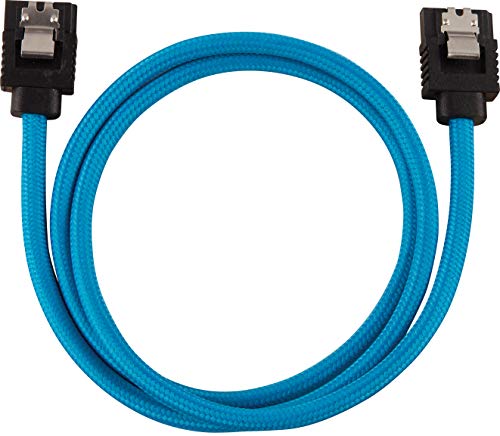 Corsair Câble SATA gainé Premium - SATA 6Gbps 60 cm, Noir