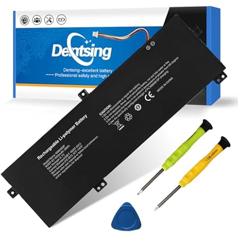 Dentsing H-4886280P 4886280P Laptop Battery Replacement for Gateway GWTN156-11BK GWTN156 Series Notebook U3576127PV-2S1P U3576127PV U3576127 5080270P 7.6V 38Wh 5000mAh Cover