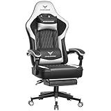 RXGAMING ゲーミングチェア オフィスチェア イス 椅子 幅広座面 デスクチェア オットマン付き ゲーム用チェア145°リクライニング パソコンチェア 疲れない 座り心地よい テレワーク 在宅 リモート 収納便利
