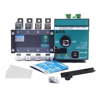 ATS Dual Power Automatic Transfer Switch 4P 100A 250A 300A 630A AC220V ...