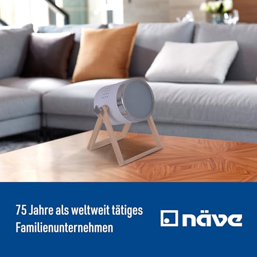 NäVe Lampada Da Tavolo Tim Bianco-Argento - 7