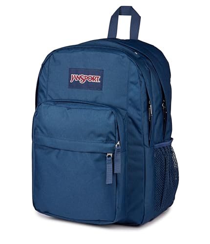 JanSport Big Day Pack Duży Plecak, Komora na Laptopa 15in, 43.5 x 19 x 32.5 cm, Niebieska