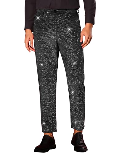 Pantalon en velours brillant pour homme idéal pour vos soirées habillées