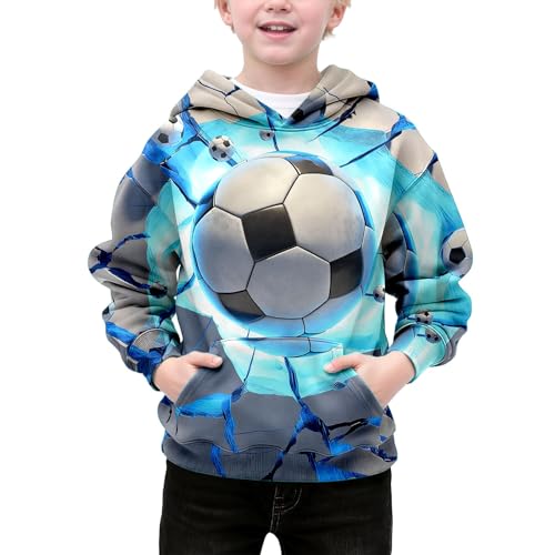 Girls Black Hoodie - Kids Full Print Hooded Sweatshirt Everyday Casual Fashion Pullover Soft Comfortable Childrens Hoodie For Daily Wear