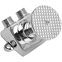 Floor Mount Pedal Valve, Stainless Steel Foot Pedal Water Valve, Sliver Hands Free Foot Pedal Faucet, Foot Operated Water Pump for Hospital, School, Office Buliding, Double Water Outlet