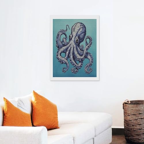 Pintura fotográfica de diamante de pulpo para aprender DIY fácilmente 7