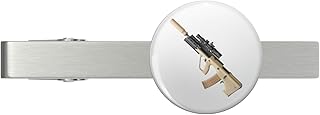 Steyr AUG A3 Silver Tie Clip Tie Bar Veteran Gift