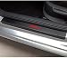 4 PièCes Protecteur de Seuil de Porte de Voiture Autocollant,pour Citroen Saxo,de Fibre de Carbone Scuff Scratch Résistant Autocollant Protection,Auto Style Accessoires
