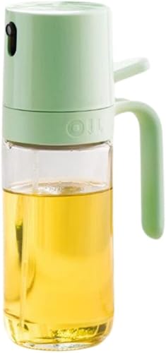 KAYKWONG'S Botella rociadora dispensadora de aceite de oliva, vidrio de 8.5 fl oz, utensilios de cocina para cocinar, barbacoa, ensalada, bistec,