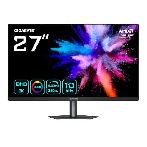 Gigabyte GO27Q24 27” Monitor Gaming OLED 2K QHD - 2560