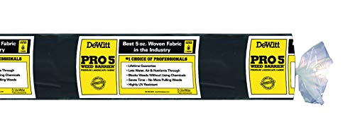 Image of Dewitt P12F 12-Feet by 250-Feet Bulk 5-Ounce Woven Landscape Fabric