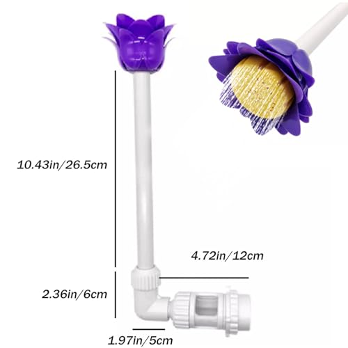 Fontaines de piscine à double fil en forme de fleur décorative - 6