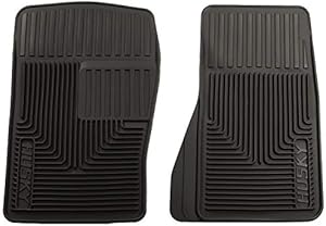 Husky Liners Heavy Duty Floor Mats | Front Floor Mats - Black | 51071 | Fits 1995-2005 Chevrolet Blazer/Cavalier/Sunfire, 1987-2004 Mustang, and more 2 Pcs