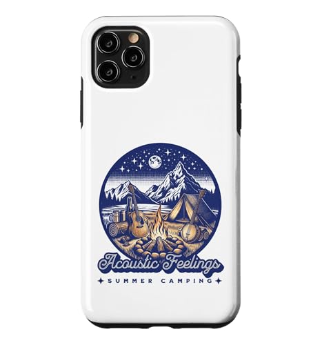 Acoustic Feelings Summer Camping Vacation Folk Music �X�}�z�P�[�X iPhone 11 Pro Max �p