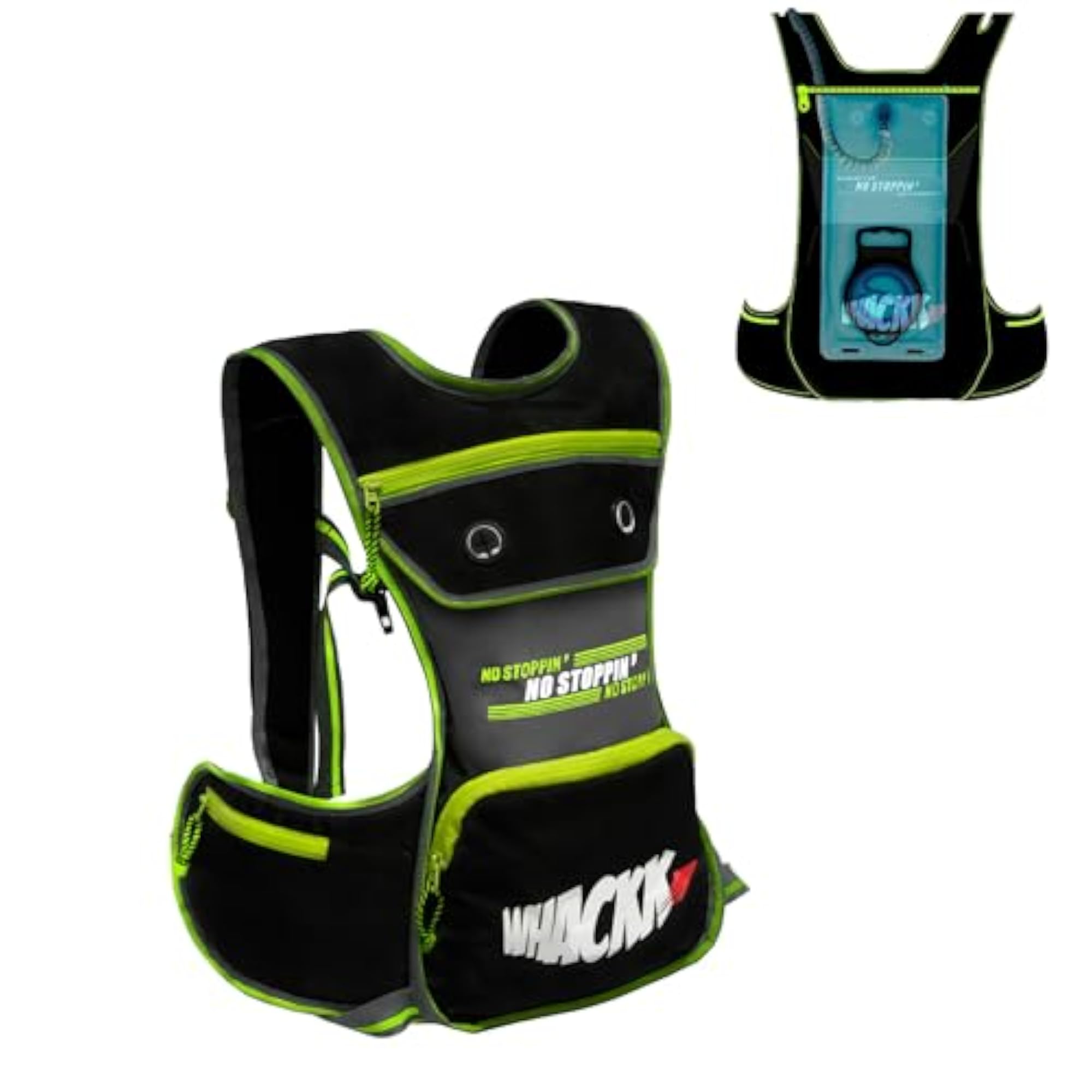 Whizz Lightweight Sports Backpack with Bottle Holder, Unisex