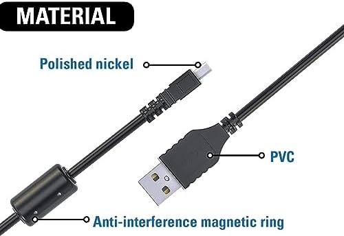 Master Cables Replacement Compatible USB Cable Charging and Data Transfer Cable for Sony Cyber-Shot DSC-W320 DSC-W530 DSC-W520 DSC-W510 Digital Camera image 4