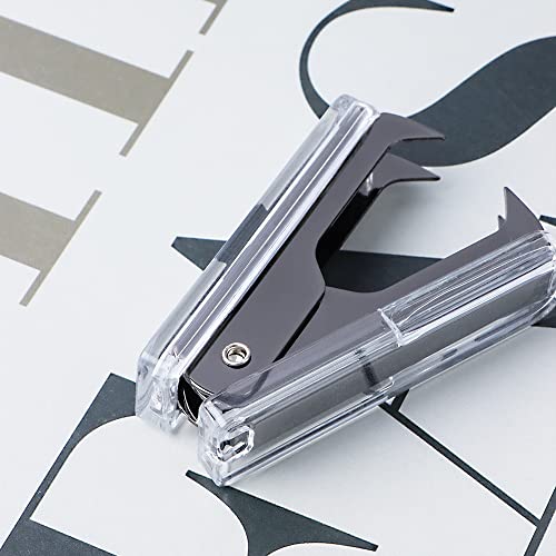 1 peça Removedor de grampos em ouro amarelo transparente acrílico luxo amarelo dourado ferramenta de