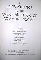 A concordance to the American Book of common prayer B0006CEGUW Book Cover