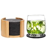 🟢 GESCHENK / DESIGN: Die Getränkeuntersetzer passen auf jeden Tisch, ob Geburtstag, Hochzeit oder Garten Party. Das klassische und schlichte Design sieht super aus und eignet sich perfekt als Geschenkidee oder Deko.