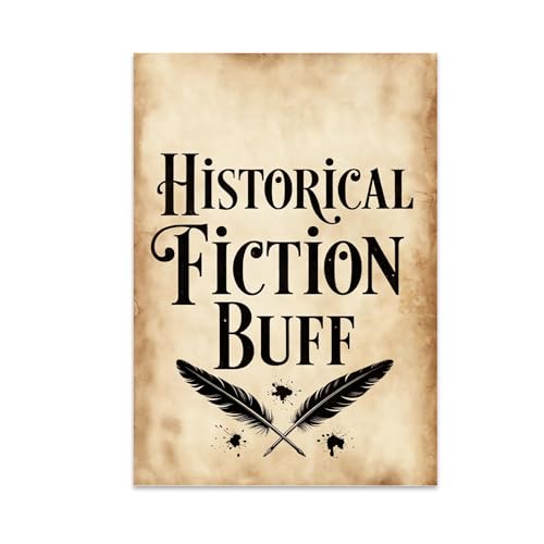 Historical Fiction Buff Poster Print - Vintage Literary Decor -