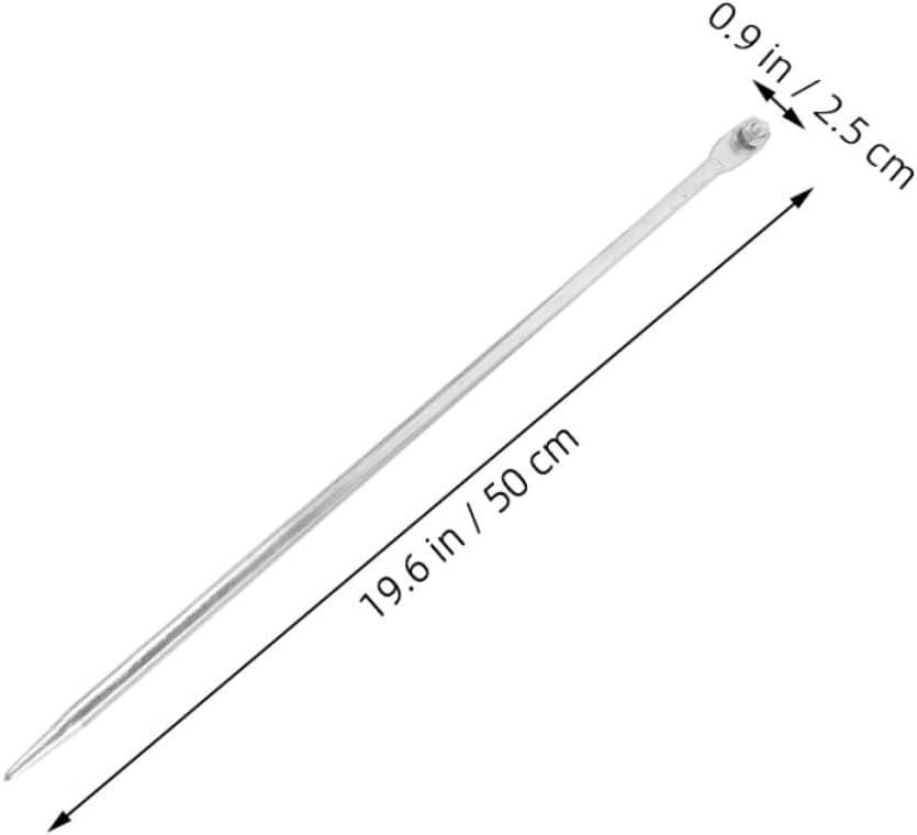 Milisten 4pcs Grounding Rod Portable Earthing Pins for Extreme Weather Heavy Duty Grounding Stake for Homes Antennas and Electrical Installations User Friendly Design for Reliable