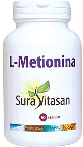 L-Metionina 50 cápsulas de 500 mg de Sura Vitasan